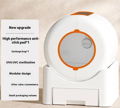 Intelligent Litter Box Fully Enclosed Anti-splash Automatic Cleaning Deodorant